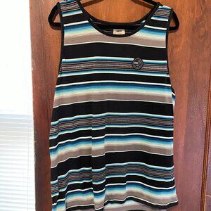 Van's striped tank top